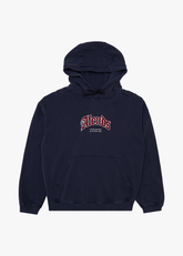 AFENDS Mens Home - Pull On Hood - Washed Deep Sea