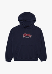 AFENDS Mens Home - Pull On Hood - Washed Deep Sea