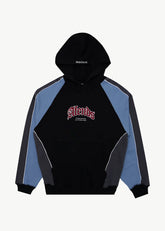 AFENDS Mens Occupancy - Paneled Boxy Hood - Black
