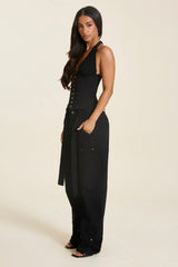 The Nola Corset Top in Black