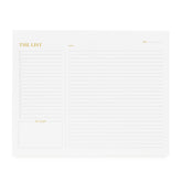 "The List" White Pad