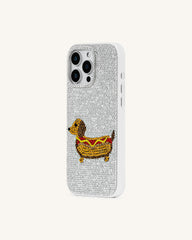 Dachshund Hot Dog Phone Case - White
