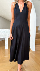 Chandler Midi Dress - Black