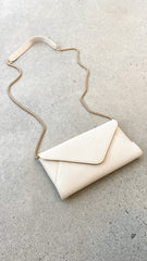 Carmen Envelope Cross Body Bag - Cream