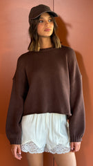 Melbourne Knit Jumper - Chocolate