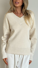 Sophie Knit Sweater - Cream