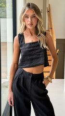 Jaylee Crop Top - Black