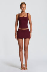 Bea Top - Cherry Lacquer