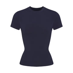 Cotton Jersey T-Shirt - Navy