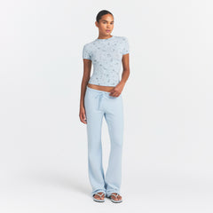 Cotton Jersey T-Shirt - Powder Blue Bandana