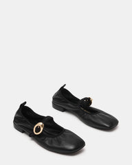 Daffia Black Leather