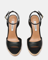 Devin Black Leather