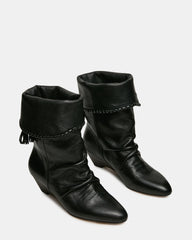 Enaya Black Leather