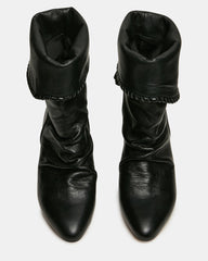 Enaya Black Leather