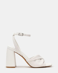Mandy White Leather