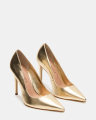 Noir Gold Leather