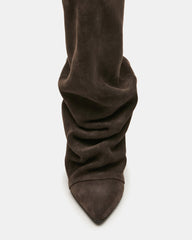 Rhys Dark Taupe Suede