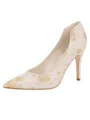 Stella Pointed Toe Pump Brocade