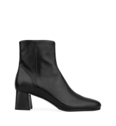 Tachuri Black Leather Ankle Boots