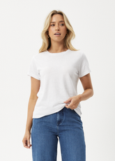 AFENDS Womens Eden - Regular Tee - White