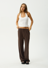 AFENDS Womens Jones - Pant - Coffee