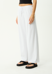 AFENDS Womens Jones - Pant - White