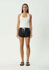 AFENDS Womens Tahlia - Boardshort - Black