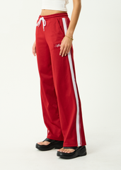 AFENDS Womens Laguna - Track Pant - Ketchup