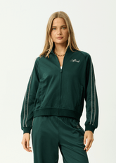 AFENDS Womens Avenue - Track Jacket - Pine
