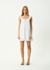 AFENDS Womens Aquarius - Mini Dress - White