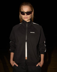 AFENDS Womens Live Now - Track Jacket - Black
