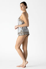 Adelaide Lace Silk Cami & Shortie Set