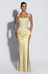 Alexandria Maxi Dress - Lemon