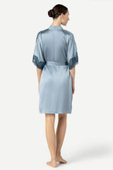 Alice Feminine Lounge Short Silk Kimono
