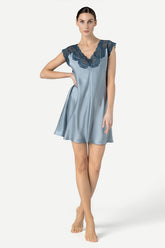 Alice Feminine Lounge Silk Housedress