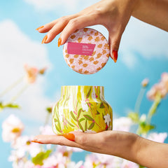 Aloha Orchid Pattern Play Petite Candle