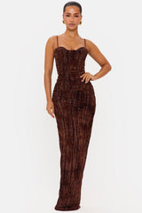 Amore Devore Maxi Dress