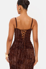Amore Devore Maxi Dress