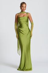 Calanthe Maxi Dress - Olive