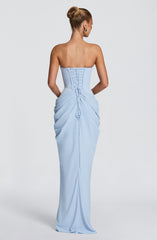 Chiara Maxi Dress - Glacier Blue