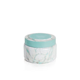 Coconut Santal Modern Marble Printed Travel Tin Candle