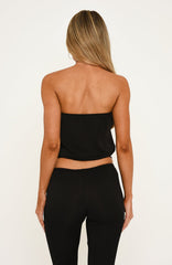 Divas Only Strapless Top Black