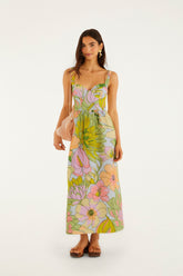 Light Blue Spring Affair Maxi Dress