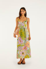 Light Blue Spring Affair Maxi Dress