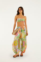 Multicolor Spring Affair Balloon Pants