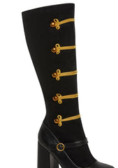 Queens Guard Military Platform Boots