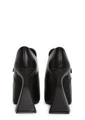 Mystic Buckled Platform Heels