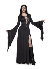 Gothic Pentagram Maxi Dress