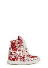 Ambient Wedge Sneakers - Scream Queen