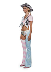 Pastel Cowgirl Costume with Chaps